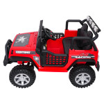 Elektrické autíčko Jeep BEAST 4x4 - MP3 - červené